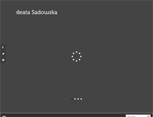 Tablet Screenshot of beatasadowska.com